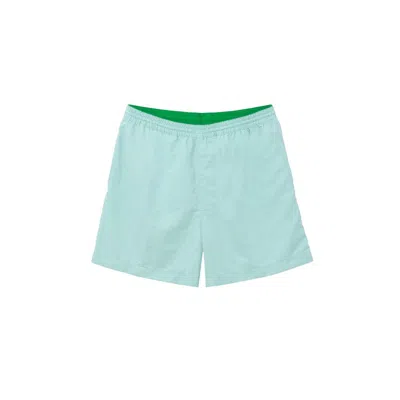 Bottega Veneta Turquoise Polyamide Swim Short In Blue