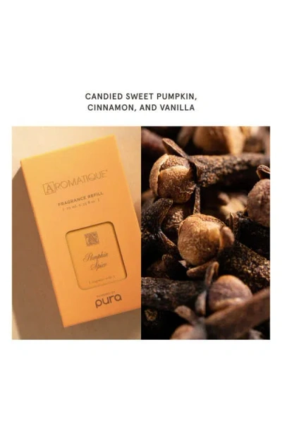 Pura X Aromatique Pumpkin Spice 2-pack Diffuser Fragrance Refills In Orange