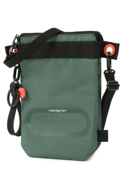 Hedgren Otu Vertical Rfid Crossbody Bag In Green