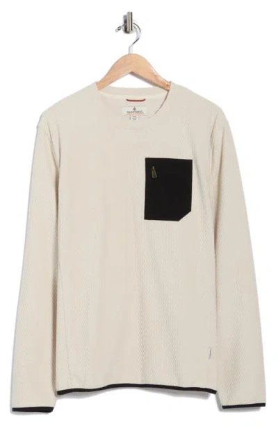 Rainforest Vault Chevron Crewneck Pullover In Neutral