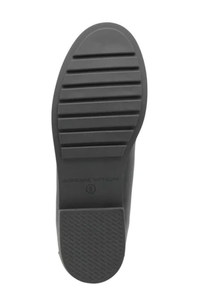 Adrienne Vittadini Wave Womens Moc Closed Toe Loafers In Black