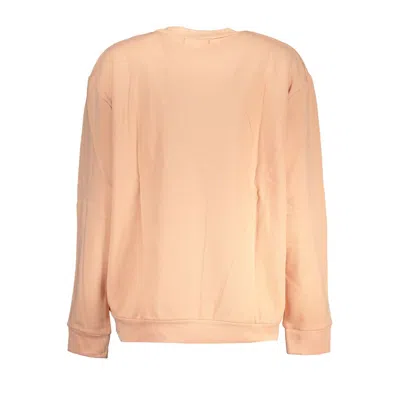 Cavalli Class Pink Cotton Sweater In Pink