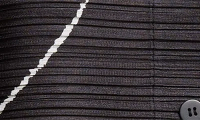 Issey Miyake Abstract Pattern Cropped Cardigan With Flared Sleeves In Black