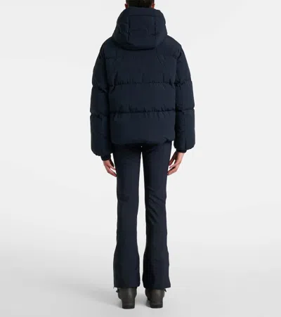 Fusalp Barsy Hooded Down Ski Jacket In Blue