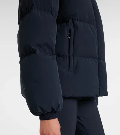 Fusalp Barsy Hooded Down Ski Jacket In Blue