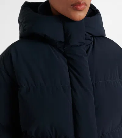 Fusalp Barsy Hooded Down Ski Jacket In Blue