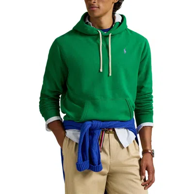 Polo Ralph Lauren The Rl Cotton-blend Fleece Hoodie In Green
