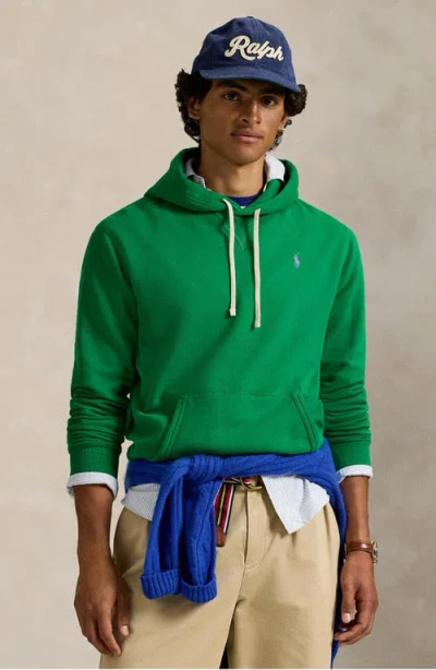 Polo Ralph Lauren The Rl Cotton-blend Fleece Hoodie In Green