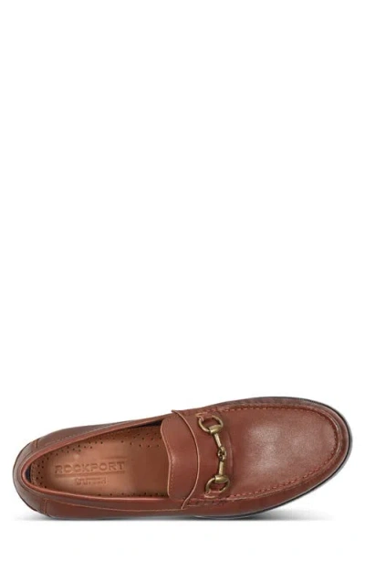 Rockport Men's Whit Dress Slip On Classic Bit Loafers In Brown