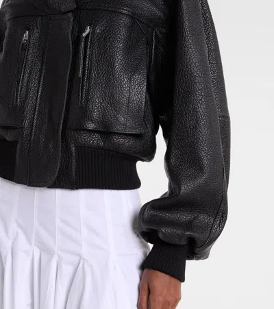 Jacquemus Cropped Crewneck Jacket Textured Finish In Multi