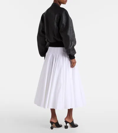 Jacquemus Cropped Crewneck Jacket Textured Finish In Multi