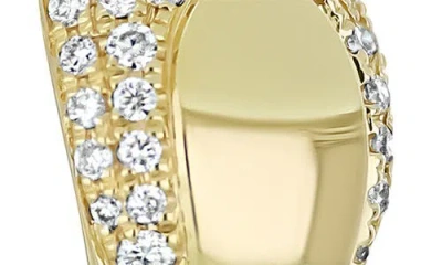 Bony Levy Cleo Pavé Diamond Hoop Earrings In Gold