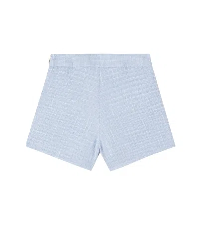 Tartine Et Chocolat Tweed Shorts In Blue