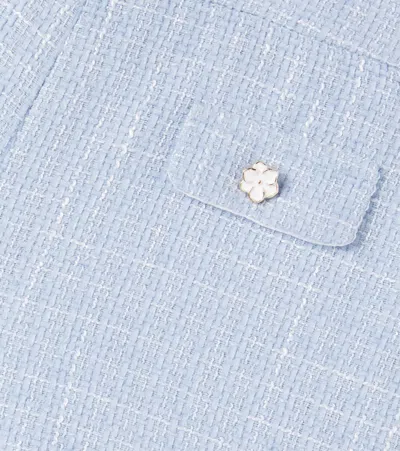 Tartine Et Chocolat Tweed Shorts In Blue