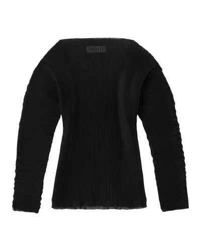 Rohe Sculptural Plisse Top In Black