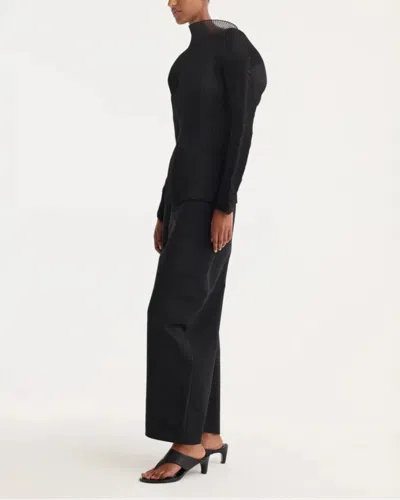 Rohe Sculptural Plisse Top In Black