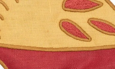 Piecework Puzzles Assorted Set Of 4 Pie Linen Cocktail Napkins In Multi