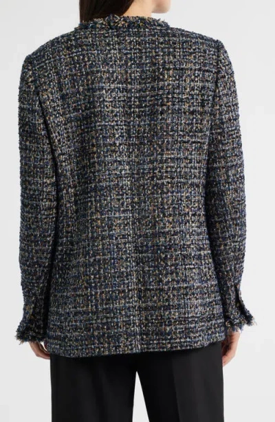 Kobi Halperin Kaden Tweed Jacket In Black
