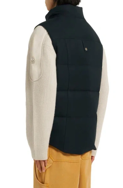 Moose Knuckles Westmount Original Two-tone Vest In Black