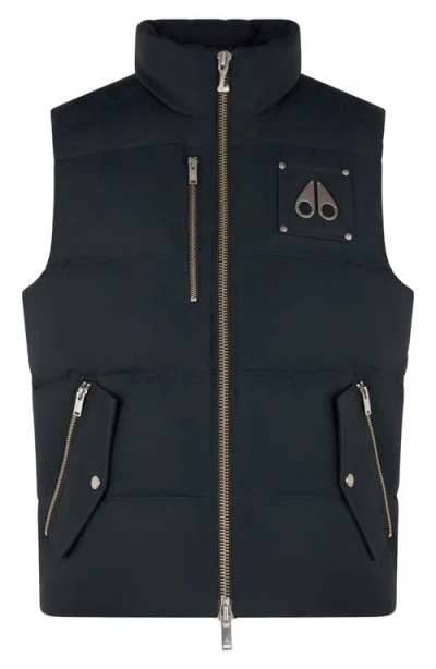 Moose Knuckles Westmount Original Two-tone Vest In Black