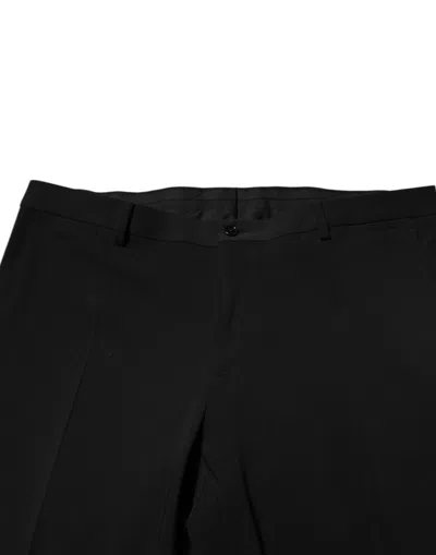Pre-owned Dolce & Gabbana Black Cotton Single Breasted 2 Piece Men's Suit ()