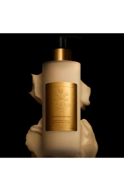 Creed Aventus For Her Hand & Body Lotion, 10 Oz. In Transparent