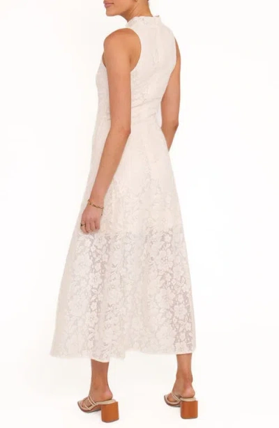 Petal And Pup Petal & Pup Danni Lace Mock Neck Midi Dress In Multi