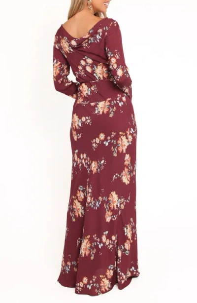 Petal And Pup Petal & Pup Alima Floral Long Sleeve Maxi Dress In Multi