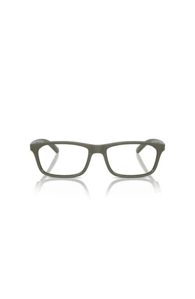Arnette 54mm Rectangle Optical Glasses In Green