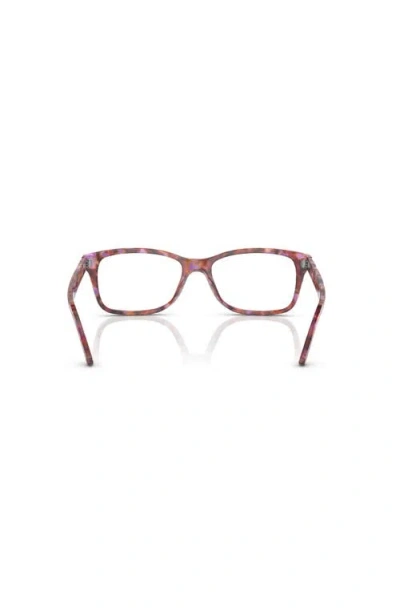 Ray Ban Ray-ban 55mm Square Optical Glasses In Pink