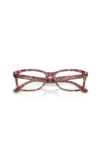 Ray Ban Ray-ban 55mm Square Optical Glasses In Pink