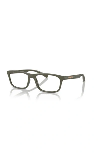 Arnette 54mm Rectangle Optical Glasses In Green