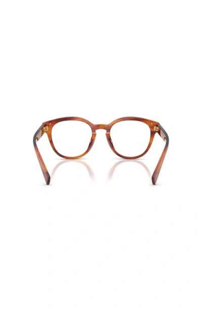 Dolce & Gabbana Full Frame Plain Mirror In Brown