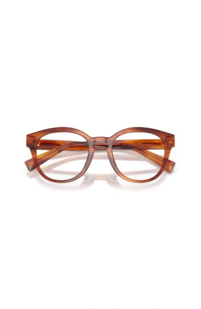 Dolce & Gabbana Full Frame Plain Mirror In Brown