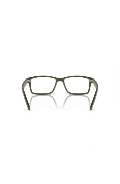 Arnette 54mm Rectangle Optical Glasses In Brown