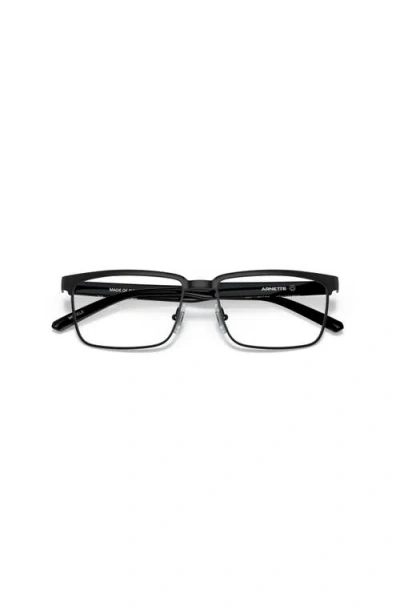 Arnette 54mm Rectangle Optical Glasses In Black