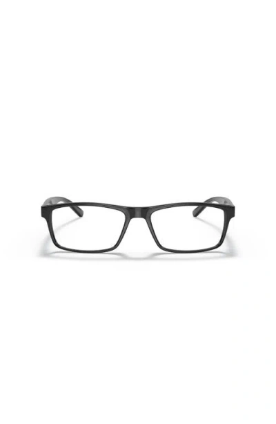 Sferoflex 56mm Rectangle Optical Glasses In Black