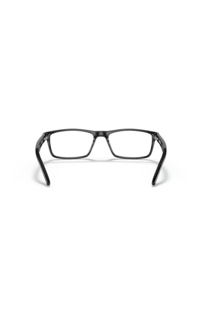 Sferoflex 56mm Rectangle Optical Glasses In Black