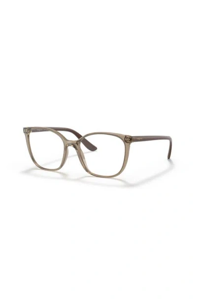 Vogue Eyewear 52mm Rectangle Optical Glasses In Neutral