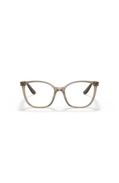 Vogue Eyewear 52mm Rectangle Optical Glasses In Neutral
