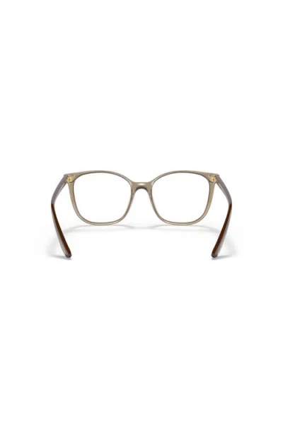 Vogue Eyewear 52mm Rectangle Optical Glasses In Neutral