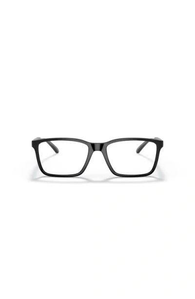 Arnette 54mm Rectangle Optical Glasses In Black