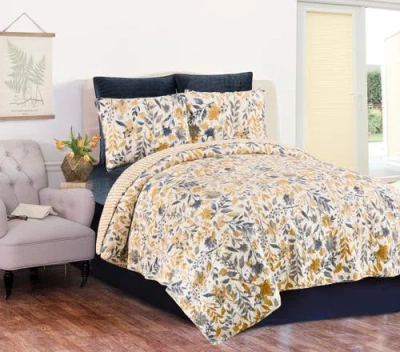 C & F Home C&f Home Natural Home Cotton Quilt Set In Multi