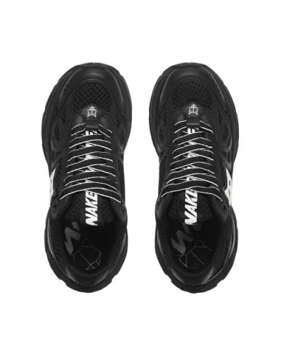 Naked Wolfe Smash Mesh Sneaker In Black