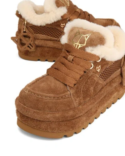 Naked Wolfe Beau Suede Boot In Brown