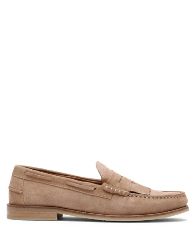 Naked Wolfe Ravello Leather Loafer In Brown