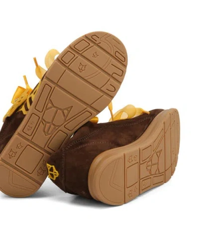 Naked Wolfe Expense Suede Sneaker In Brown