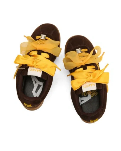 Naked Wolfe Expense Suede Sneaker In Brown