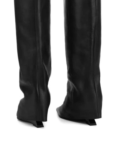 Naked Wolfe Stated Leather Boot In Black