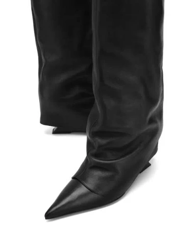 Naked Wolfe Stated Leather Boot In Black